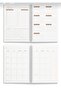 Unlimited Weekly Monthly Planner Set of 5 Agenda Habit Tracked Spiral A5 Notebook - 2