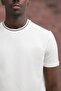 O-Neck Mercerized Cotton Thin Fabric Regular Fit T-Shirt - 5