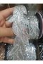Iron-On Leaf Model Silver Color Decorative Strip Applique Hobby - 2