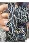 Iron-On Black Color Leaf Model Decorative Strip Applique Hobby - 3