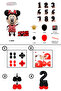 6 Years Old Minnie Mouse Balloon Set Black Number Balloon Balloon Column Mini Mouse Party Theme Easy Installation. - 3
