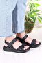 35377 Diva Comfort Comfortable Velcro Women's Sandals - 3