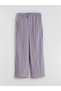 Shining Store's Glittering Choices Textured Wide-Leg Women's Pants with Waistband - 6