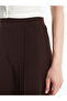 Wide Leg Women's Trousers with Elastic Waist - 4