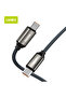 كيبل لانيكس LS56CC بطول 2متر شحن سريع 100واط USB-C إلى USB-C متوافق مع أجهزة تايب سي وايفون 15-16 - 7