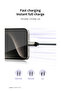 كيبل لانيكس LS56CC بطول 2متر شحن سريع 100واط USB-C إلى USB-C متوافق مع أجهزة تايب سي وايفون 15-16 - 5