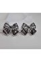 Silver Color Bow Design Earrings.Earrings - 2