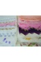 Hand Made Needle Embroidered Prayer Cover Dowry Mevlüt Head Scarf Crepe Fabric - 6
