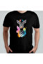 Cute Zebra Unisex 100% Cotton Crew Neck T-Shirt Model 2