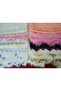 Hand Made Needle Embroidered Prayer Cover Dowry Mevlüt Head Scarf Crepe Fabric - 5