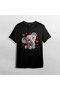 Cute Elephant - Elephant Unisex 100% Cotton Crew Neck T-Shirt Model 1 - 2