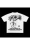Life Quotes Theme Unisex Oversize Cut 100% Cotton Soft Textured Crew Neck White T-Shirt