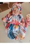 Satin Floral Baby Dress - 4