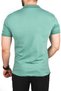 Green Large Size Polo Collar T-Shirt Breathable Cotton Fabric Oversized Men's T-Shirt 2504349 - 5
