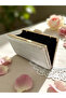 Gold Color Laser Snake Pattern Women's Evening Dress Bag Evening Bag Wedding Engagement Portfolio - 6