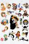 One Piece Anime Phone Laptop Bullet Journal Adhesive Foil Sticker Pack (20 Pcs)