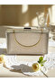 Gold Color Laser Snake Pattern Women's Evening Dress Bag Evening Bag Wedding Engagement Portfolio - 5