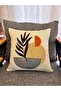 Bohemian Punch Embroidered Linen Throw Pillow Case Set of 2 - 43X43 cm - Nordic Pattern - 6