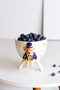 Pink Navy Blue Boy and Girl Teddy Bear Ceramic Presentation Bowl - 4
