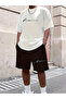 Men's Printed Oversize T-Shirt Shorts Set