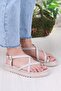 099-103 Fls Buckle Detailed Flip Flops Women's Sandals - 3