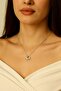 Bow Baguette Sf Chain Steel Necklace - 2