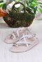 099-103 Fls Buckle Detailed Flip Flops Women's Sandals - 5