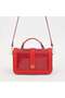 Red Crocodile Leather Women's Patent Leather Handbag - 3