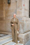 Women's Stone Detailed Double Suit Khaki Green - 2