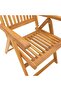 5 Piece Garden Dining Set 140x80x74 cm Solid Wood Acacia - 7