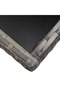 Garden Table Grey 140x80x74 cm Poly Rattan - 5