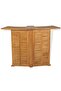 Folding Bar Table 155x53x105 cm Solid Teak Wood - 4