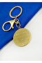 Stainless Steel Double Sided Ayetel Kursi Evil Eye Verse Keychain, Gift Gold Color Keychain - 3