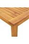 5 Piece Garden Dining Set 140x80x74 cm Solid Wood Acacia - 6