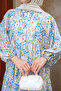 Women's Floral Pattern Dress Lilac - 6