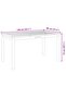 5 Piece Garden Dining Set 140x80x74 cm Solid Wood Acacia - 8