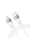 Cablu iPhone USB-C - Lightning PD 27W 1m alb - 4