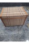 20X30X19 cm Foldable Wicker Basket Straw Sack Onion Potato Holder Sock Holder - 2