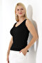    Women's V-Neck Knitwear Blouse - 6