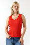    Women's V-Neck Knitwear Blouse - 4
