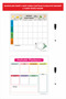 2 Weekly Menu Planner Magnet Magnetic Writing Board Fridge Magnet Baby Supplementary Food