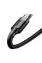 Cablu flexibil rezistent USB microUSB 1.5A 2M negru și gri - 5