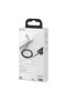 Cablu USB împletit rezistent Lightning pentru iPhone 2.4 A 2 m negru - 6