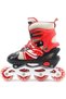 Skates Adjustable Size Roller Skates with Flashing Wheels for Outdoor Indoor Children Skate Shoes fo - 4
