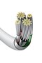 Cablu USB Superior Lightning pentru iPhone 2.4A 1m Alb - 7