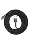 Cablu flexibil rezistent USB microUSB 1.5A 2M negru și gri - 3