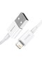 Cablu USB Superior Lightning pentru iPhone 2.4A 1m Alb - 2