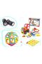 Set de construcții magnetice interactive, educative și creative pentru copii, 40 de piese, multicolore - 3