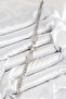 Brass Zircon Stone Clover Model Silver Color Women's Bracelet - 2