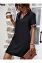 Women's Stylish Mini Dress Modern Cut Casual Model - 7